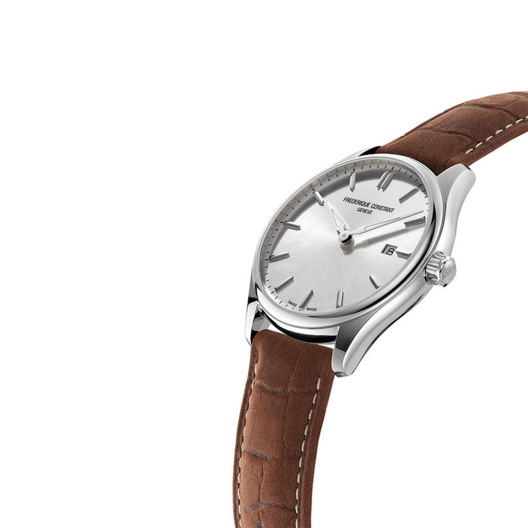 Frederique Constant Men's Quartz Watch, Silver Dial - FC-0188