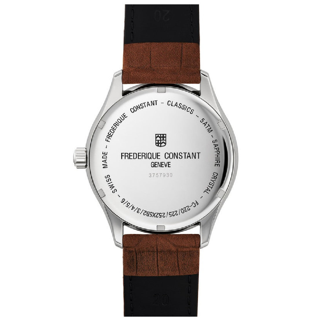 Frederique Constant Men's Quartz Watch, Silver Dial - FC-0208