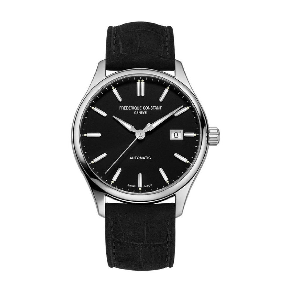 Frederique Constant Men's Automatic Movement Black Dial Watch - FC-0209
