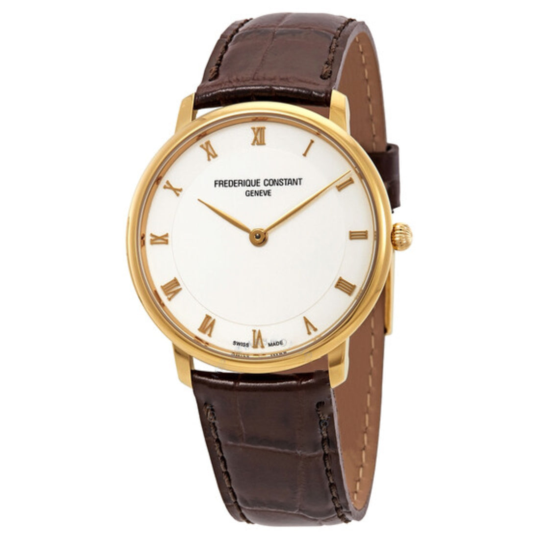 Frederique Constant Men's Quartz Watch, White Dial - FC-0010
