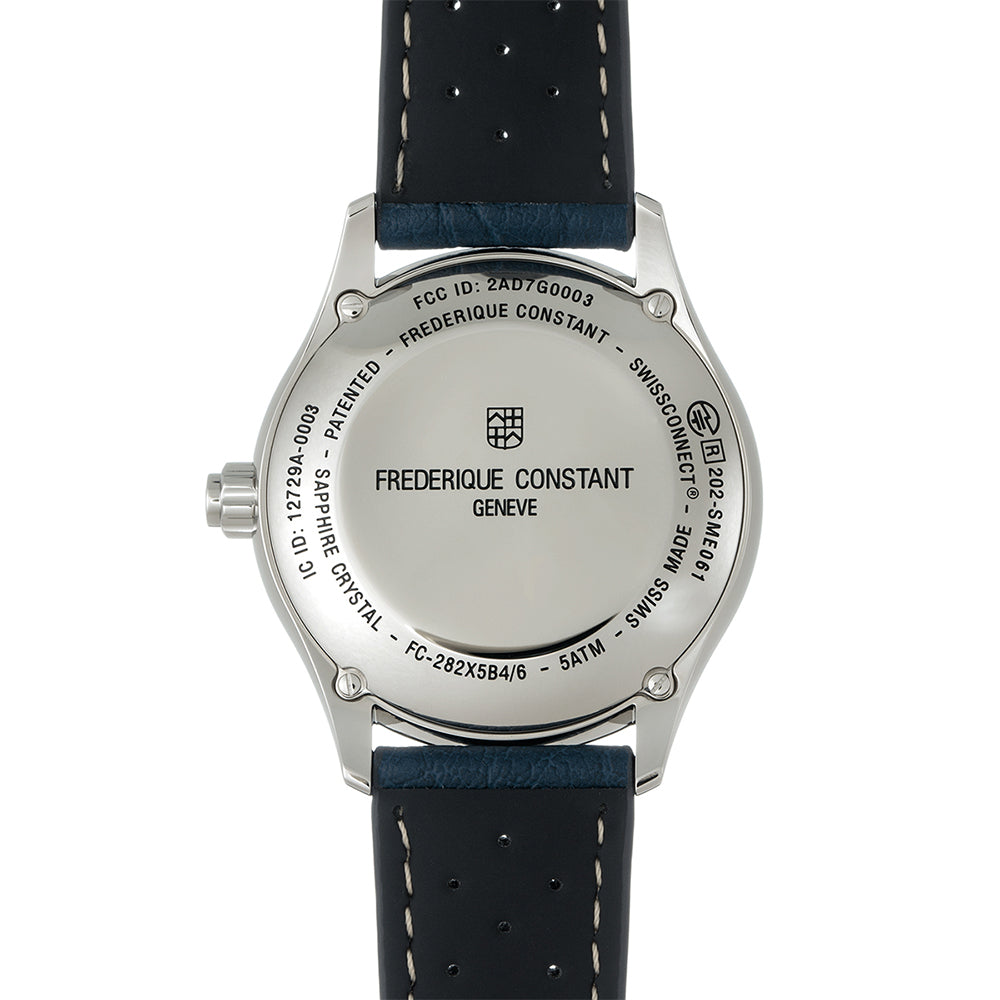 ساعة فريدريك كونستانت الرجالية بحركة كوارتز ولون مينا أزرق - FC-0062