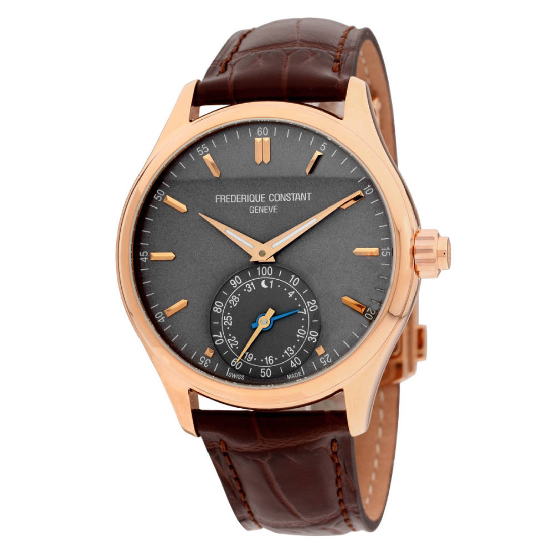 Frederique Constant Men's Quartz Watch, Gray Dial - FC-0101