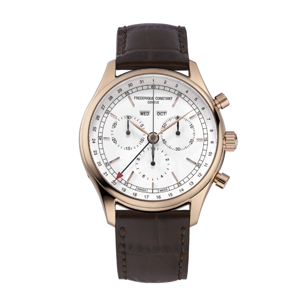 Frederique Constant Men's Quartz Watch, Silver Dial - FC-0256