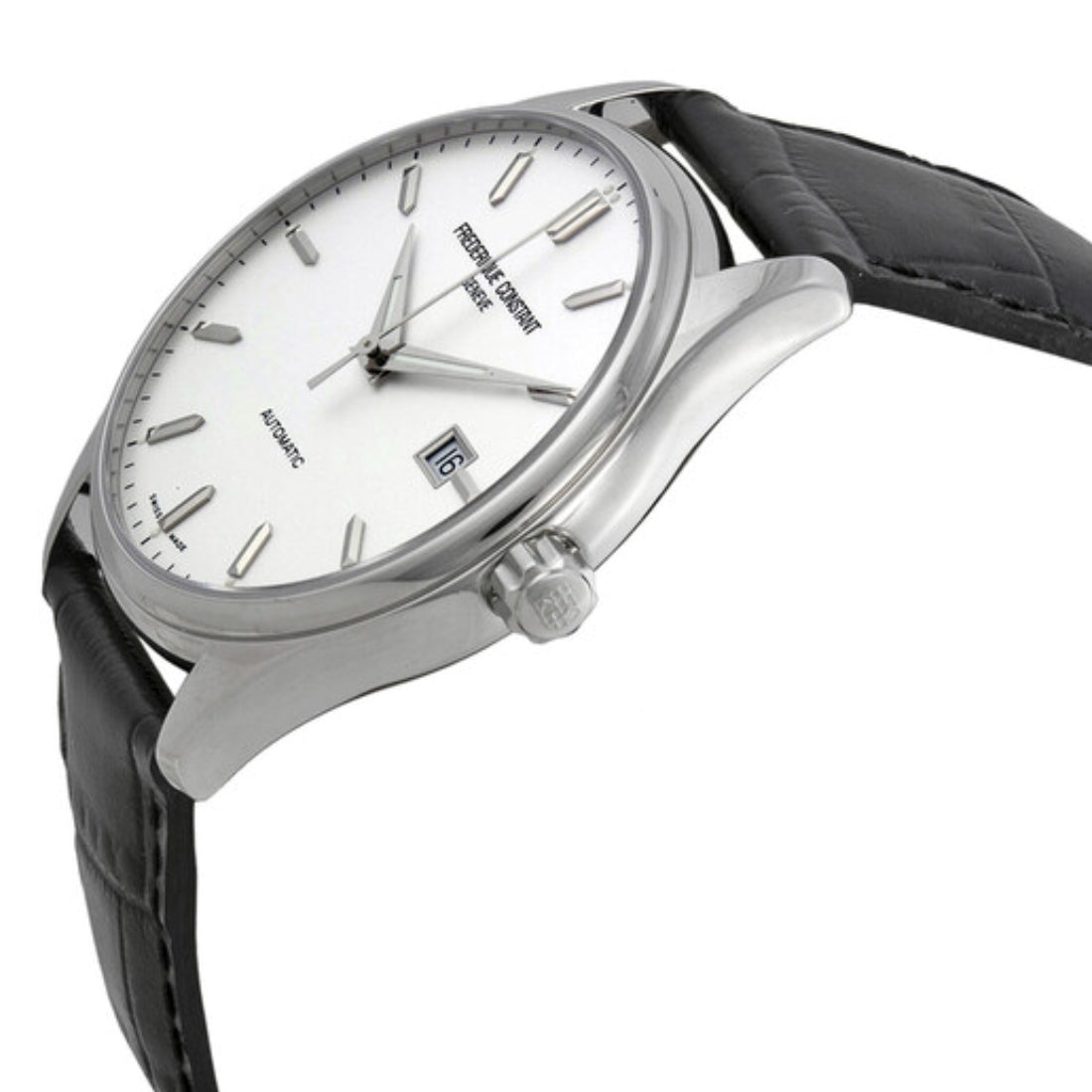 ساعة فريدريك كونستانت الرجالية بحركة أوتوماتيكية ولون مينا أبيض - FC-0035