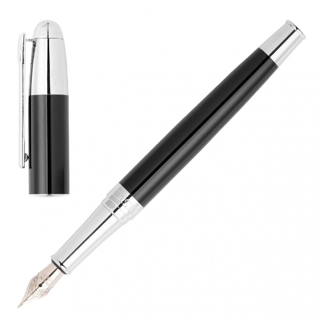 قلم باللون الأسود وكروم من فيستينا - FSPEN-0010