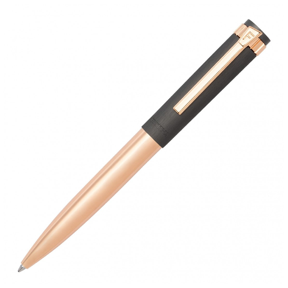 قلم باللون الذهبي الوردي (روز جولد) ورمادي من فيستينا - FSPEN-0019