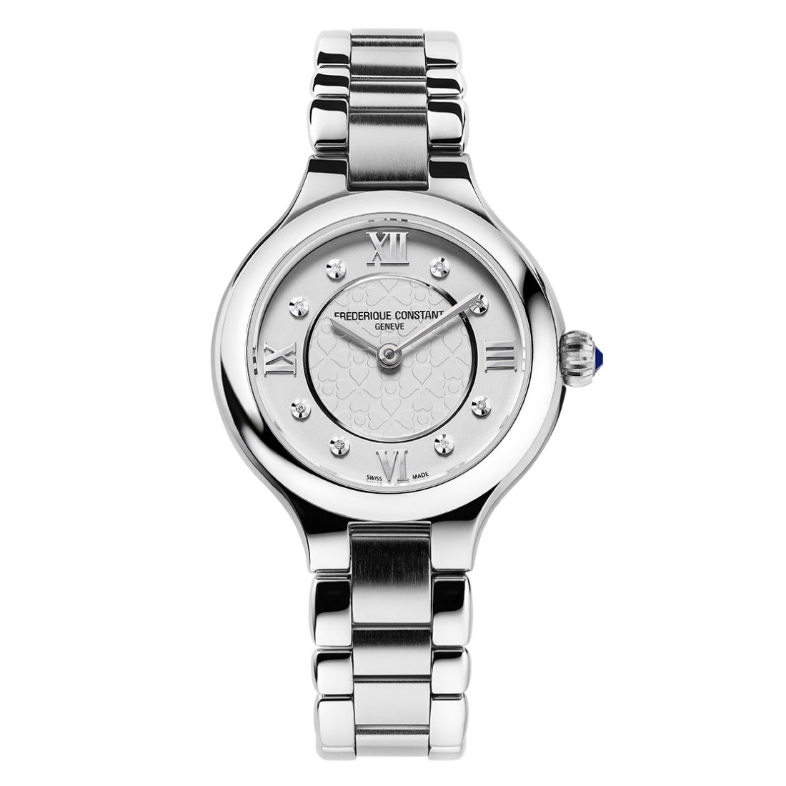 Frederique Constant Women's Quartz Silver Dial Watch - FC-0014(8/D 0.0144CT)