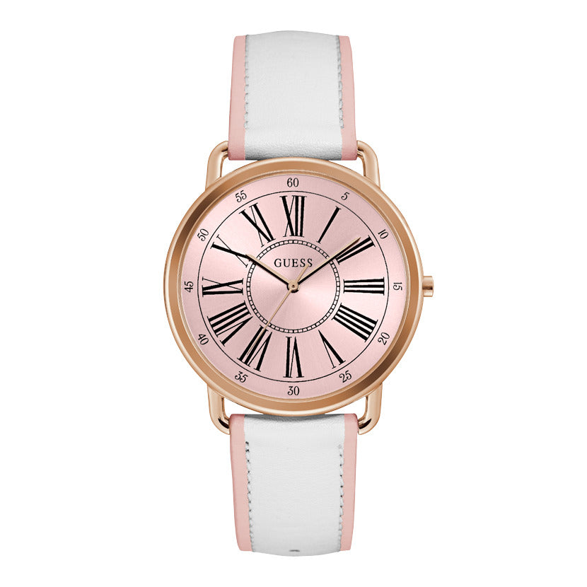 Guess Women's Quartz Watch, Pink Dial - GW-0001