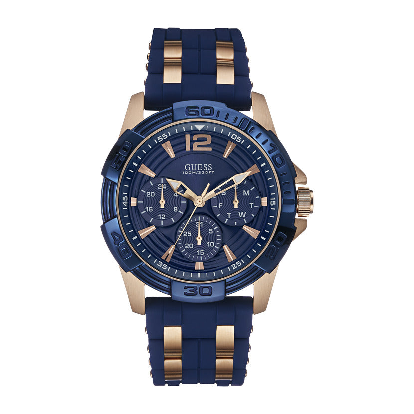 Guess Men's Quartz Blue Dial Watch - GW-0007