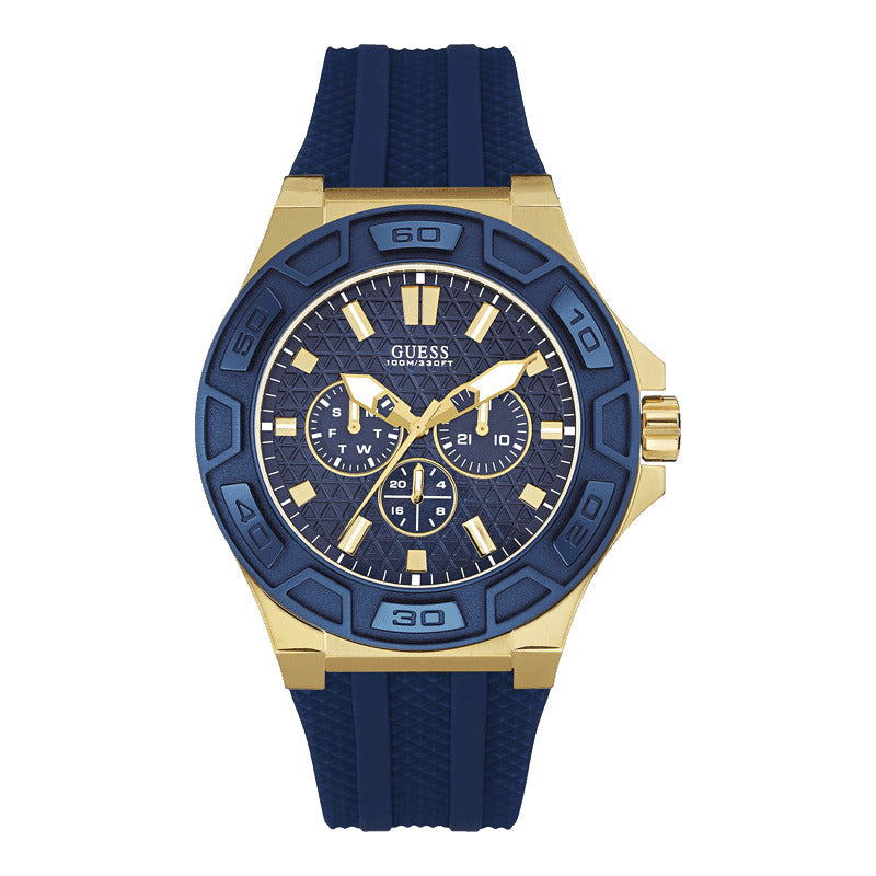 ساعة جيس الرجالية بحركة كوارتز ولون مينا أزرق - GW-0028