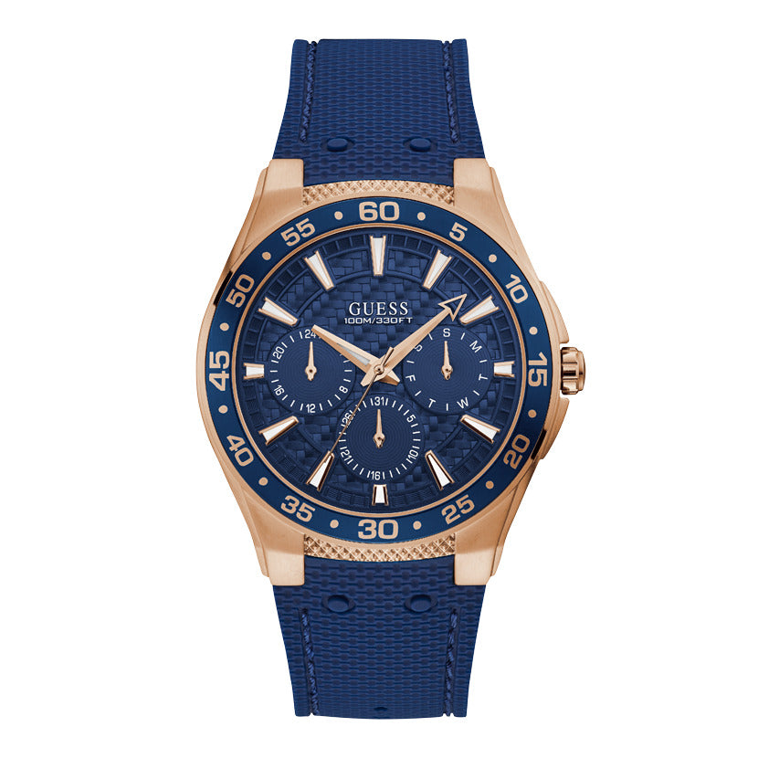 Guess Men's Quartz Blue Dial Watch - GW-0097