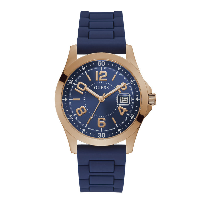 Guess Men's Quartz Blue Dial Watch - GW-0240