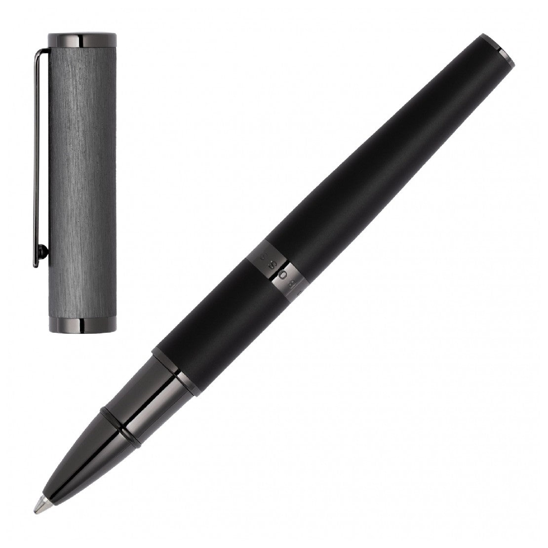 Hugo Boss Dark Gray and Black Pen - HBPEN-0020