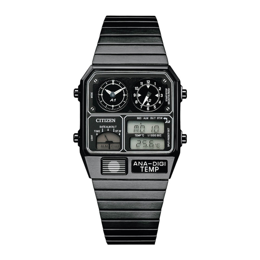 Citizen Men's Quartz Watch, Black Dial - JG2105-93E