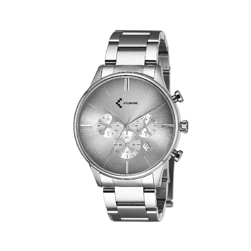 Kylemore Men's Quartz Watch, Silver Dial - KM-0002