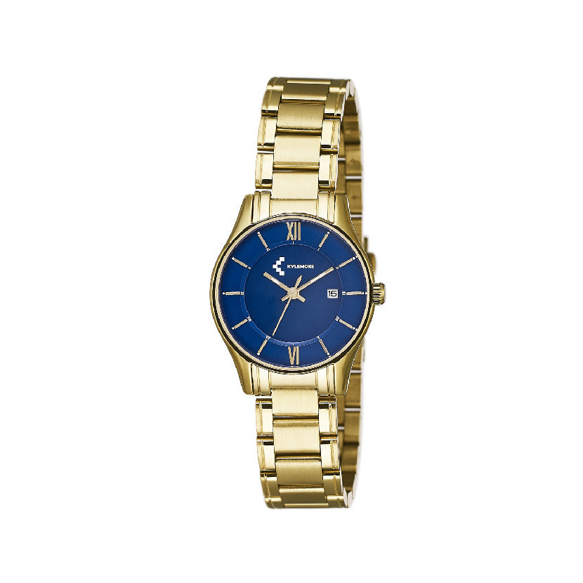 ساعة كيليمور النسائية بحركة كوارتز ولون مينا أزرق - KM-0060