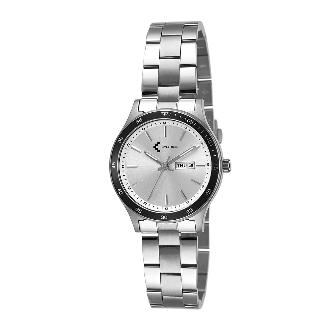 Kylymore Men's and Women's Quartz Watch, Silver Dial - KM-0122