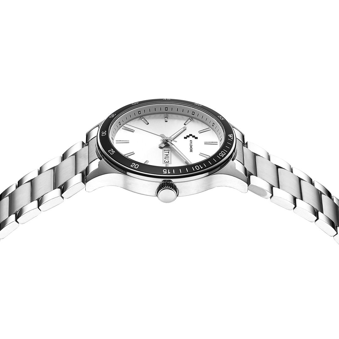 Kylymore Men's and Women's Quartz Watch, Silver Dial - KM-0127