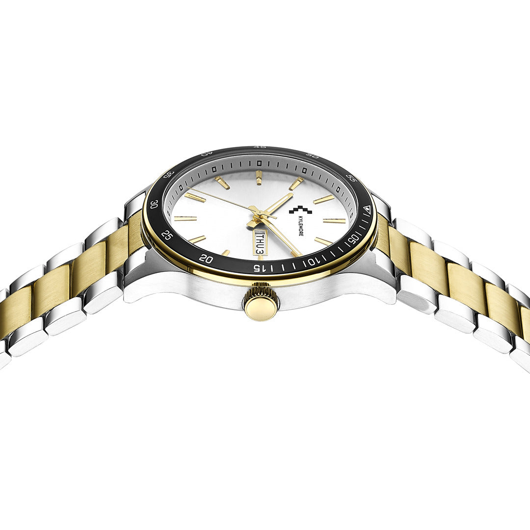Kylymore Men's and Women's Quartz Watch, Silver Dial - KM-0128