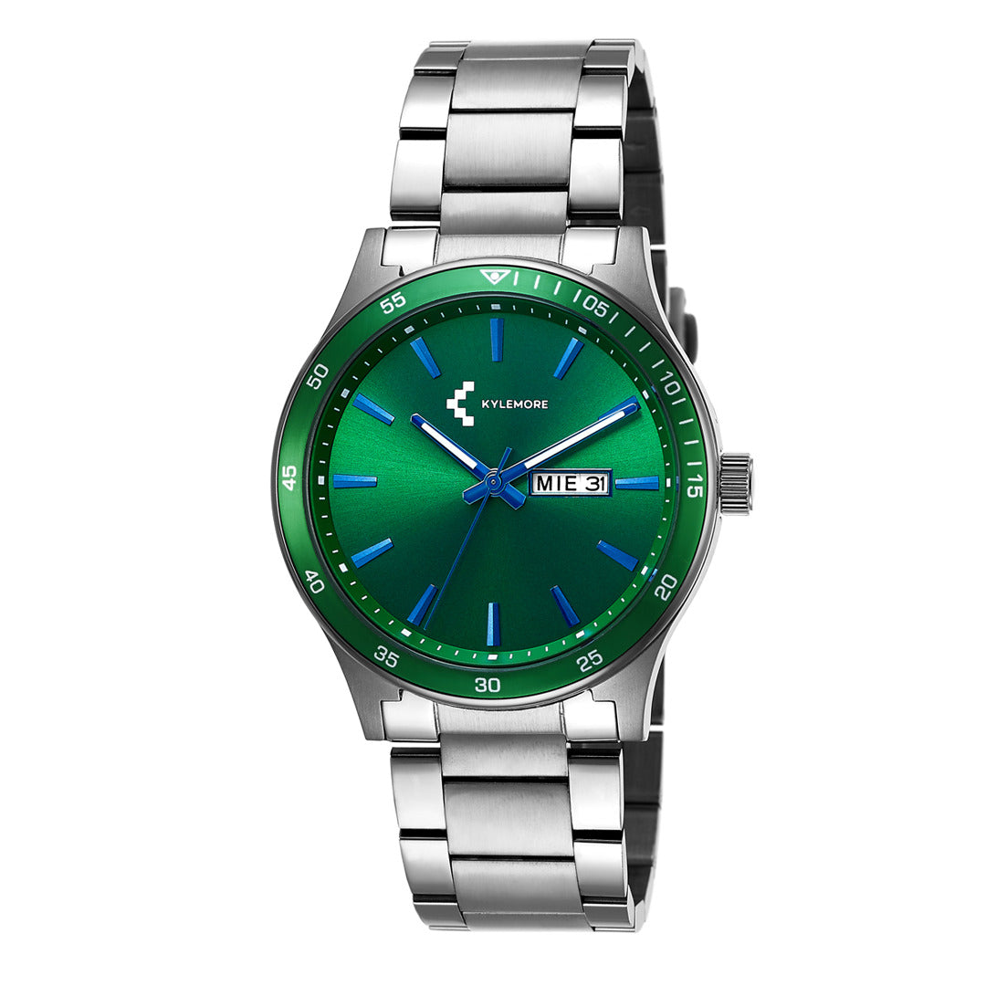 Kylemore Men's Green Dial Quartz Watch - KM-0130