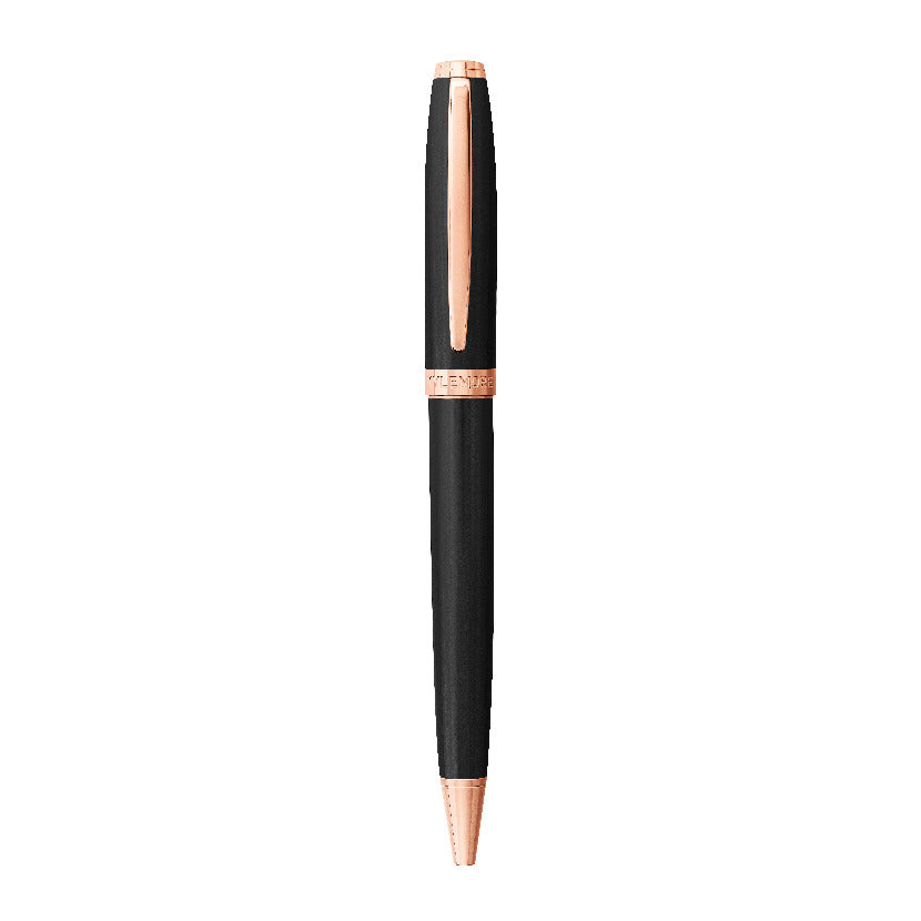 Kylymore Black and Rose Gold Pen - KMPN-0003