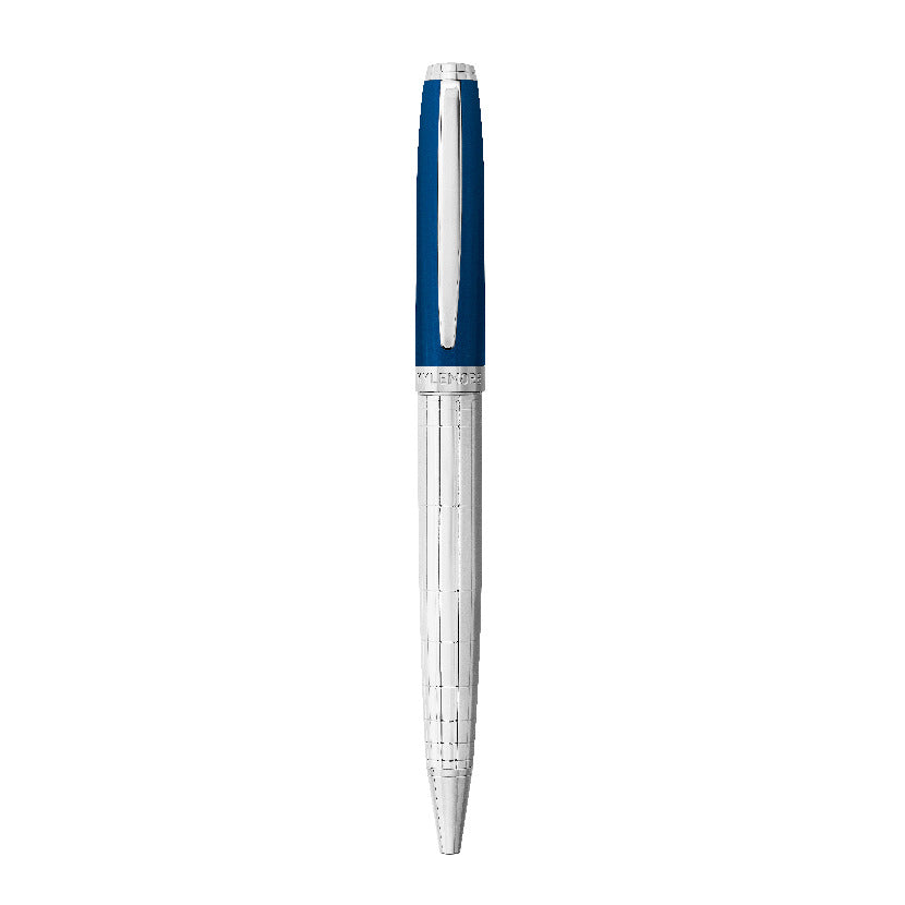 قلم باللون الأزرق وكروم فضي من كيليمور - KMPN-0010