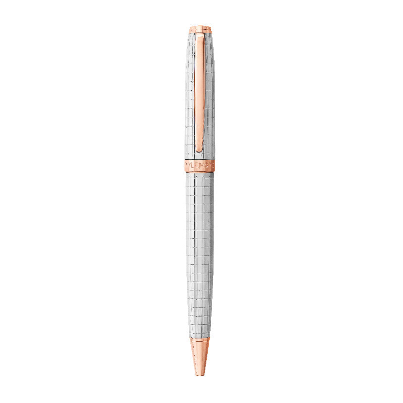 قلم باللون الكروم فضي وذهبي وردي (روز جولد) من كيليمور - KMPN-0013