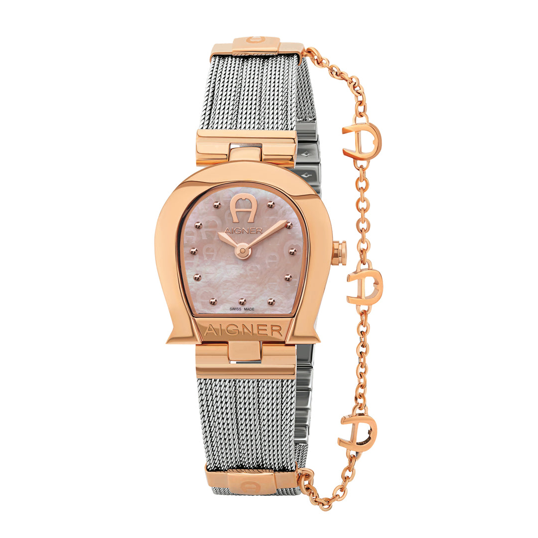Aigner Women's Quartz Watch, Pink Dial - AIG-0177
