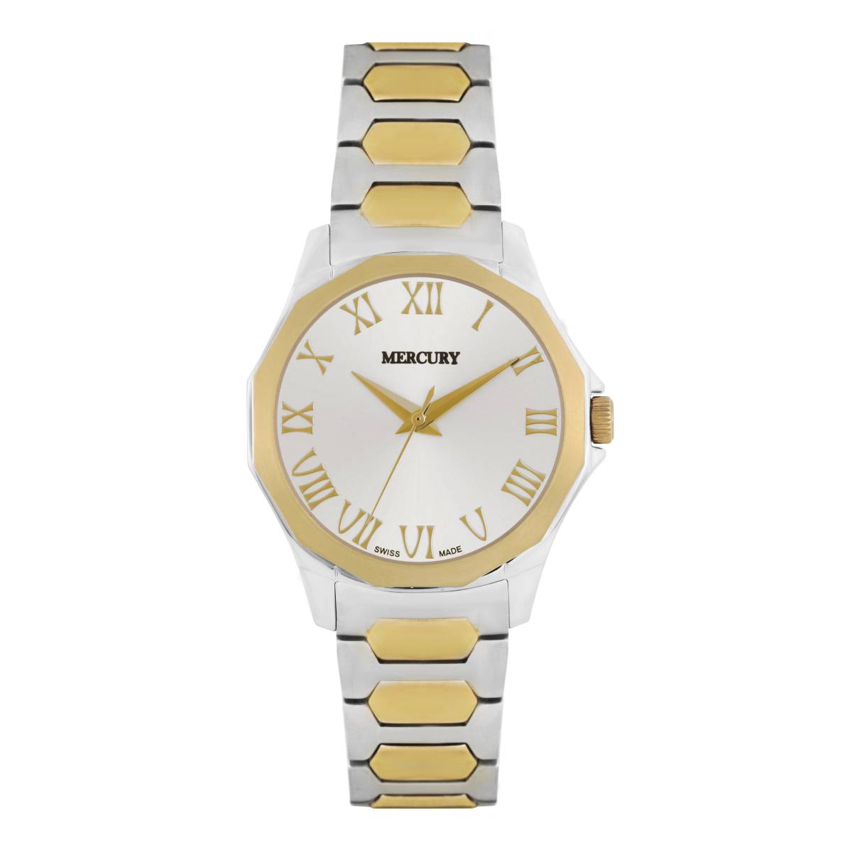 Mercury Women's Swiss Quartz Watch with White Dial - MER-0017