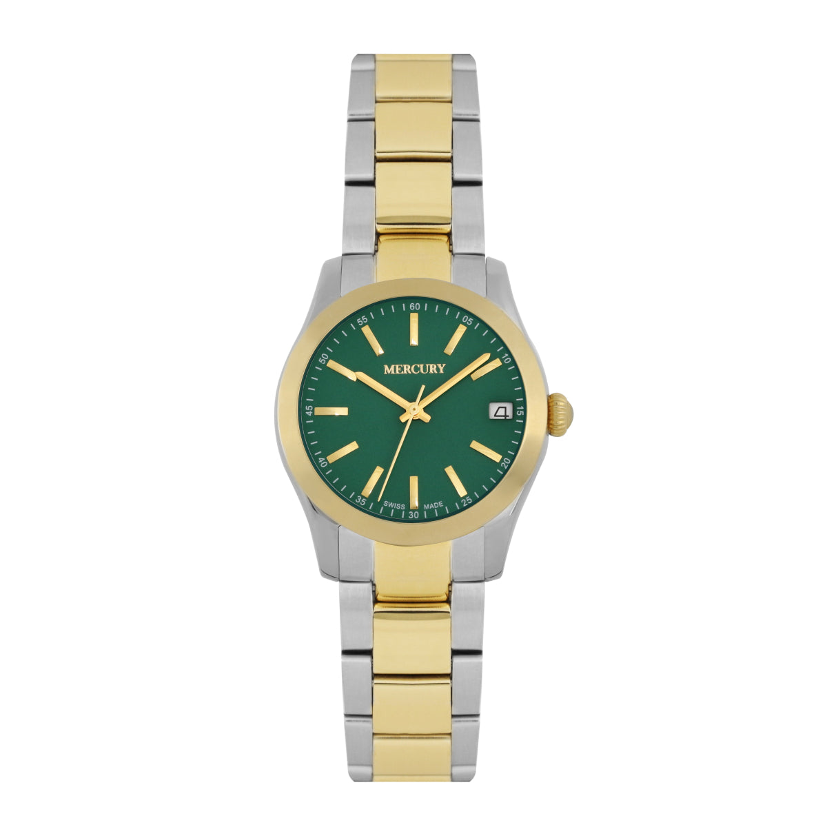 Mercury Women's Swiss Quartz Watch with Green Dial - MER-0031
