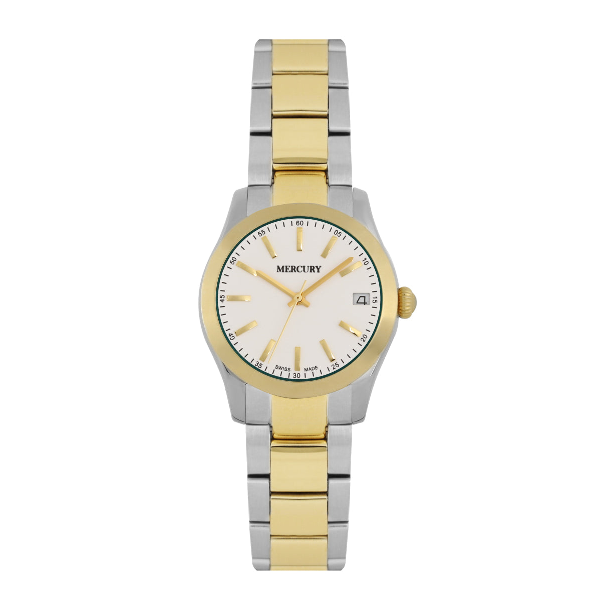 Mercury Women's Swiss Quartz Watch with White Dial - MER-0030