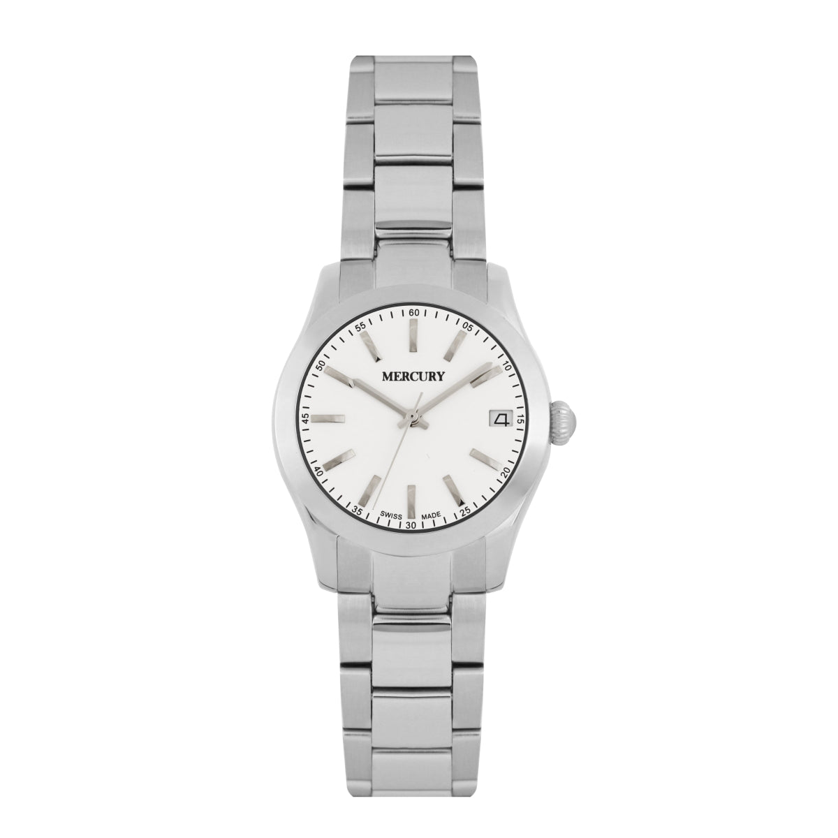 Mercury Women's Swiss Quartz Watch with White Dial - MER-0034