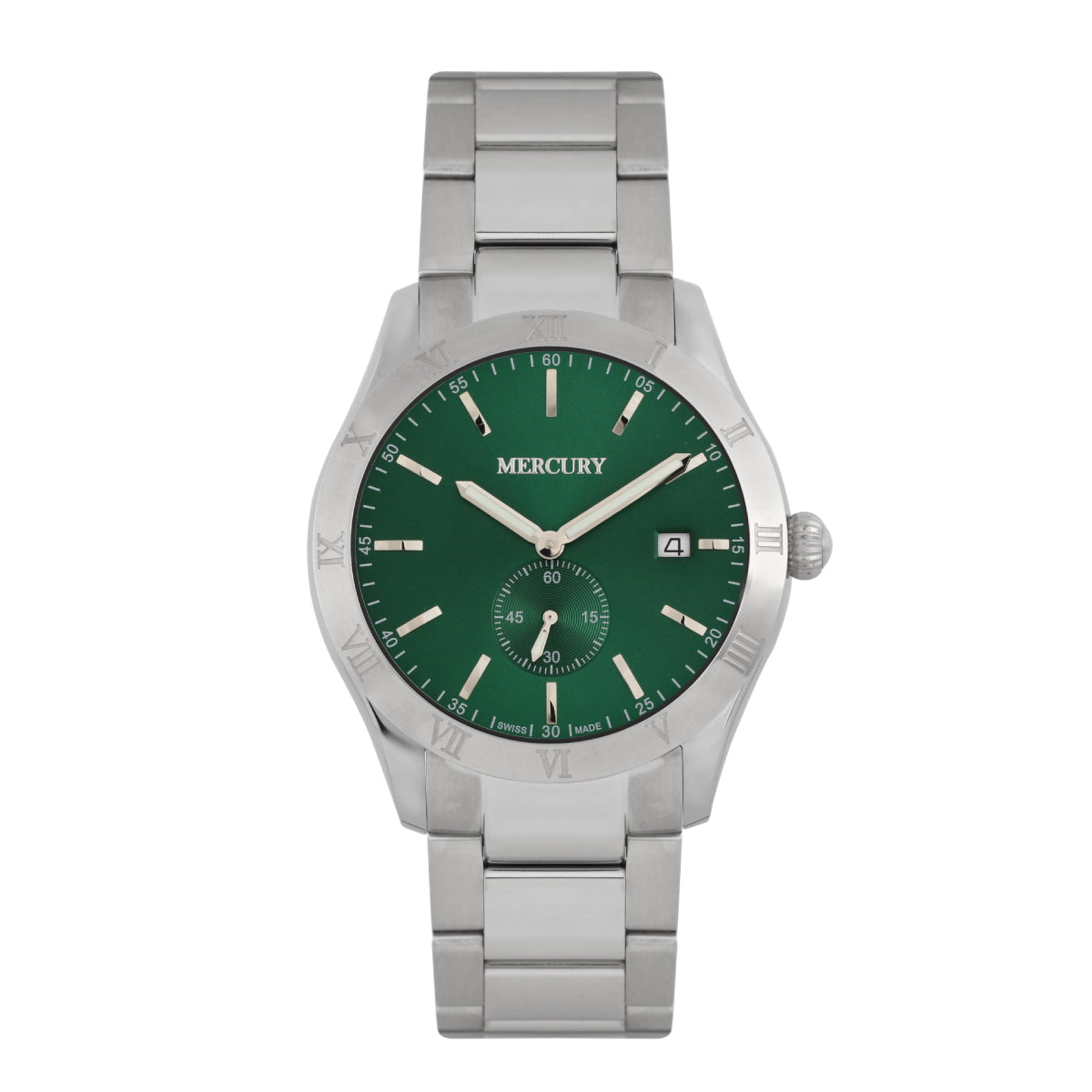 Mercury Men's Swiss Quartz Watch with Green Dial - MER-0054