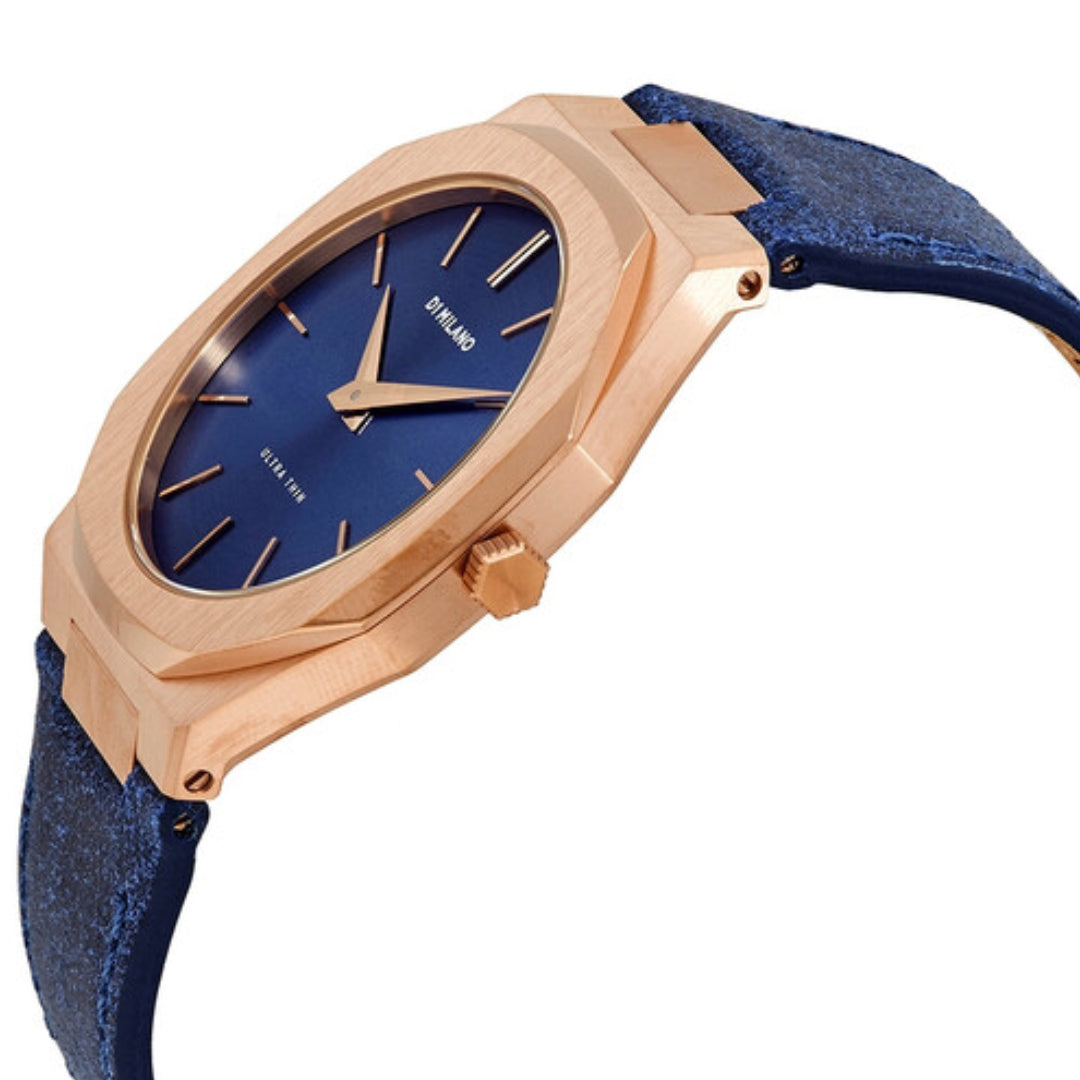 D1 Milano Men's Quartz Blue Dial Watch - ML-0099