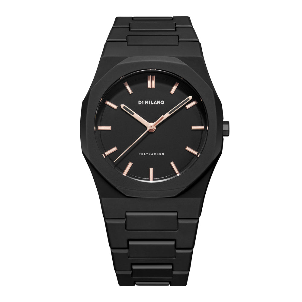D1 Milano Men's Quartz Watch, Black Dial - ML-0105