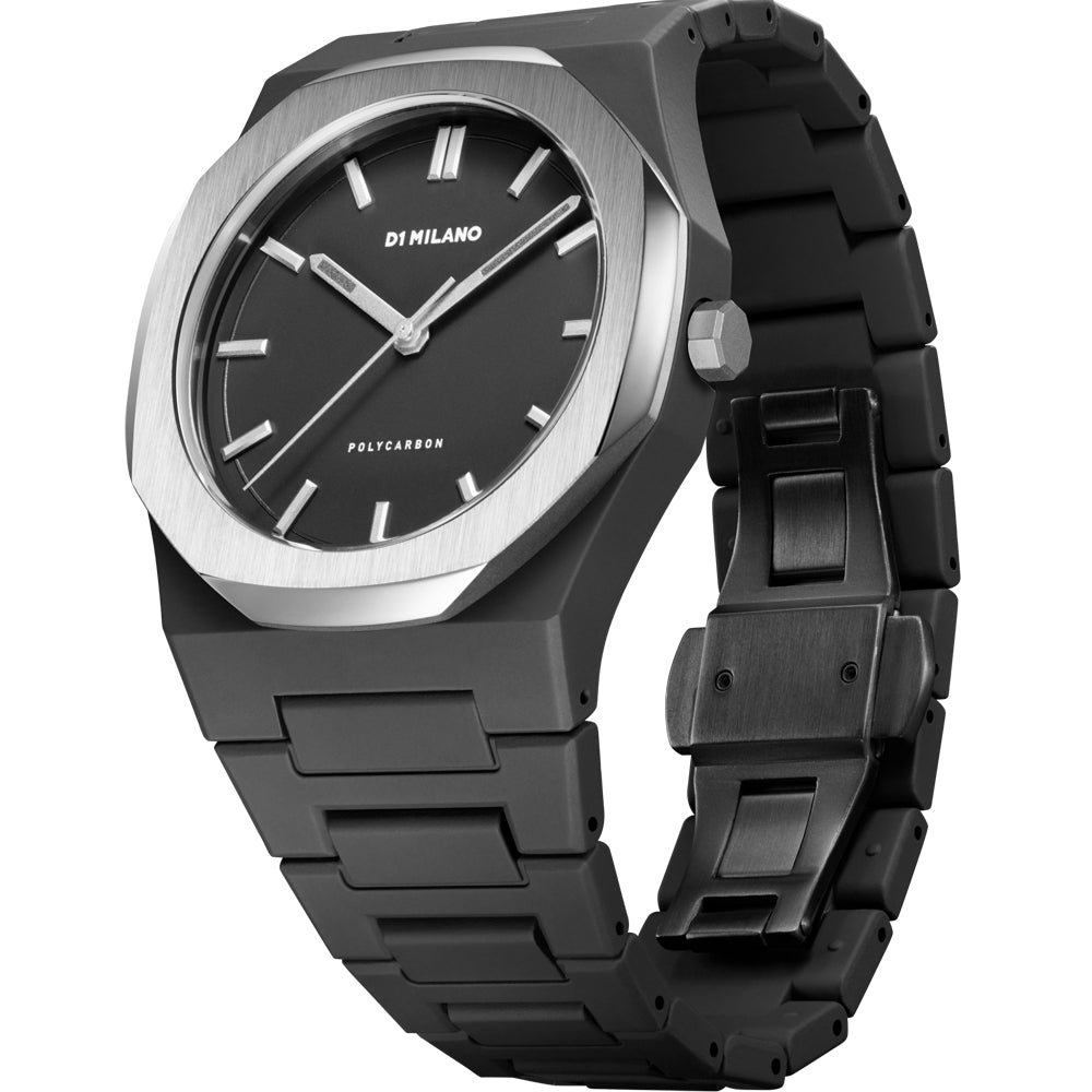 D1 Milano Men's Quartz Watch, Black Dial - ML-0107