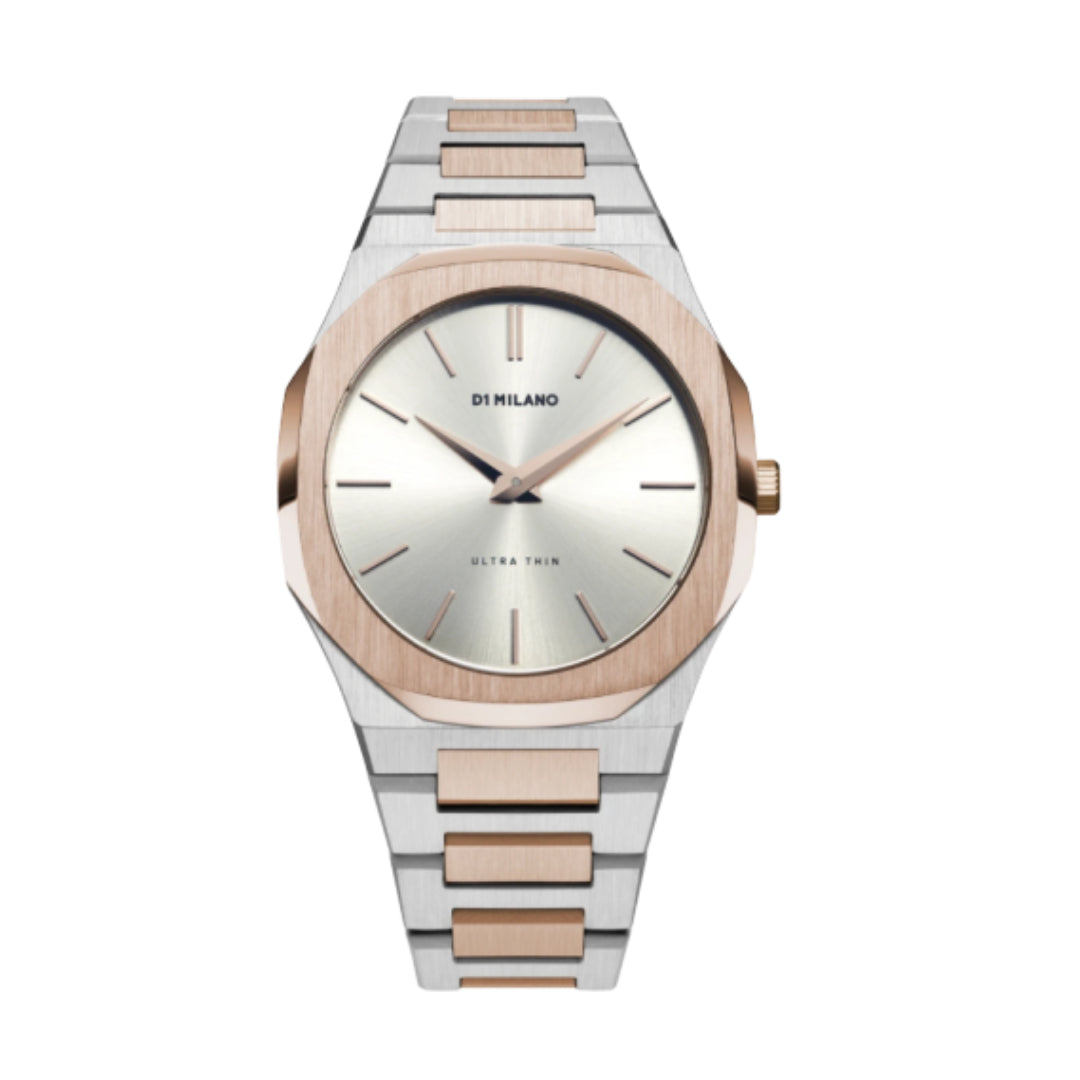 D1 Milano Men's and Women's Quartz Watch, Silver Dial - ML-0122