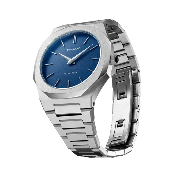 D1 Milano Men's Quartz Blue Dial Watch - ML-0135
