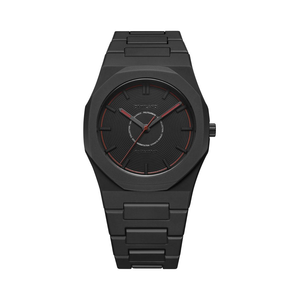 D1 Milano Men's Quartz Watch Black Dial - ML-0147