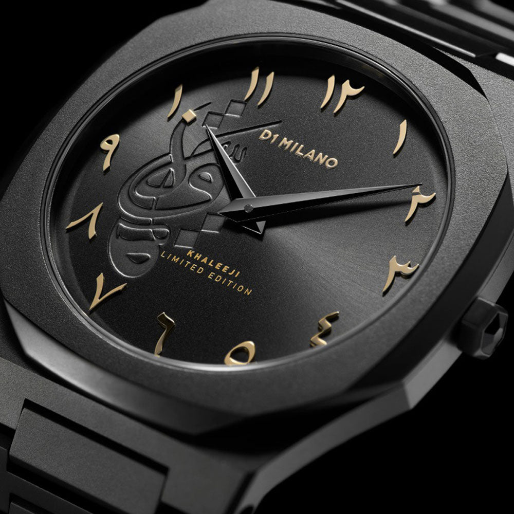 D1 Milano Men's Quartz Watch Black Dial - ML-0227(LTD)
