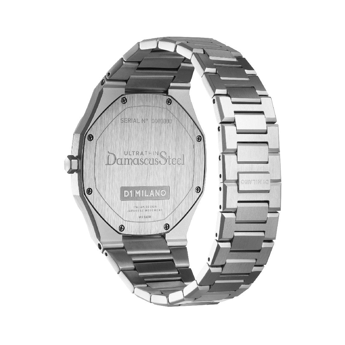 D1 Milano Men's Quartz Watch, Silver Dial - ML-0232