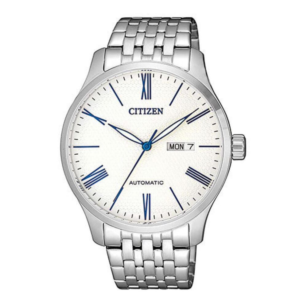 Citizen Men's Automatic Movement White Dial Watch - NH8350-59B