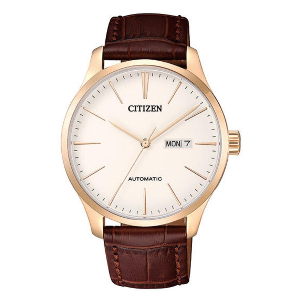 Citizen Men's Automatic Movement White Dial Watch - NH8353-18A