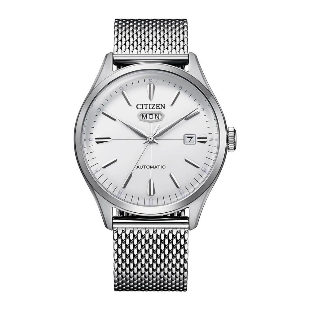 Citizen Men's Automatic Movement Silver Dial Watch - NH8390-89A