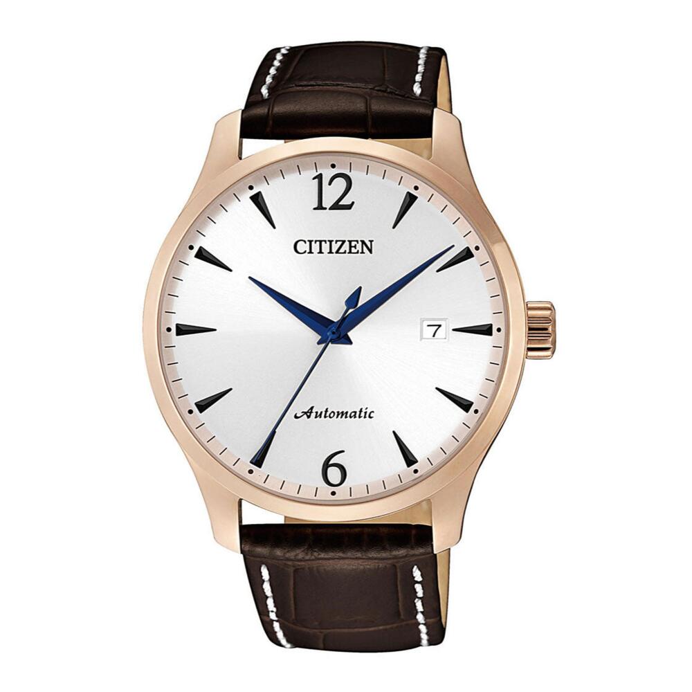 Citizen Men's Automatic White Dial Watch - NJ0113-10A