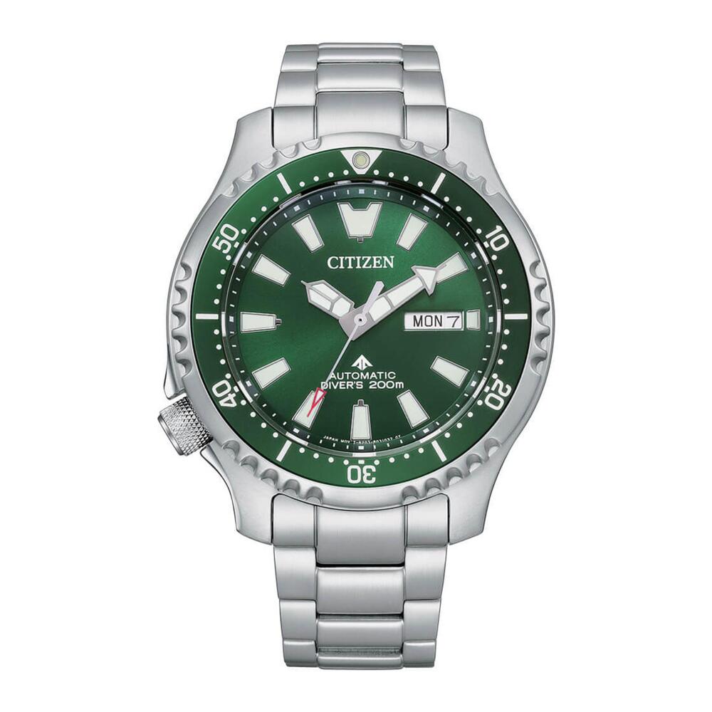 Citizen Men's Automatic Movement Green Dial Watch - NY0131-81X
