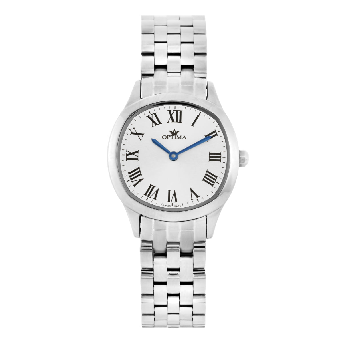 Optima Women's Swiss Quartz Watch with White Dial - OPT-0037