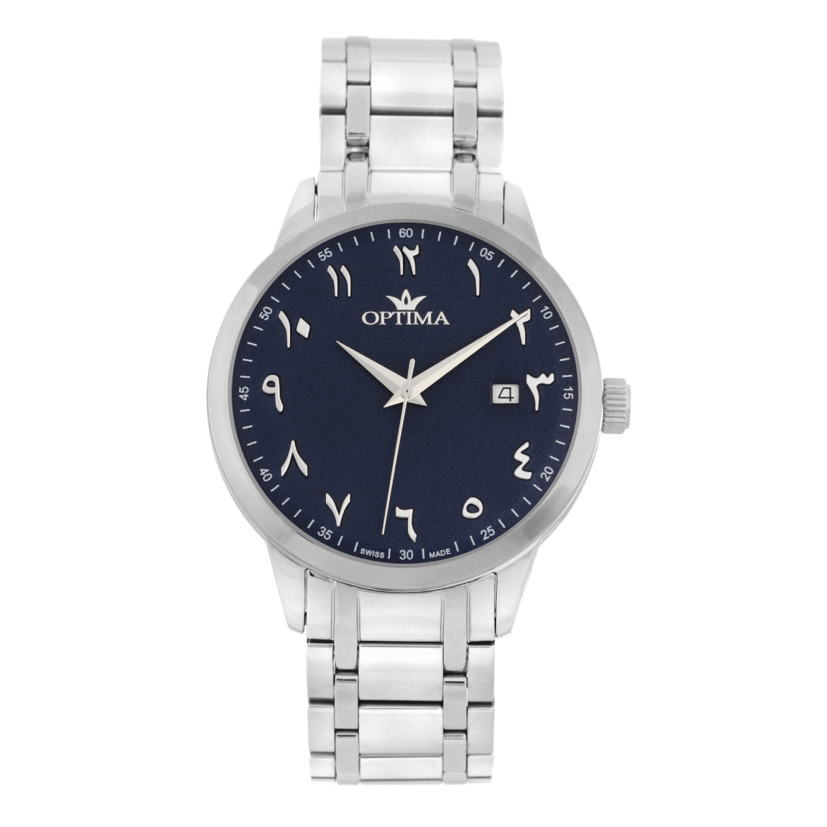 Optima Men's Swiss Quartz Watch with Blue Dial - OPT-0055