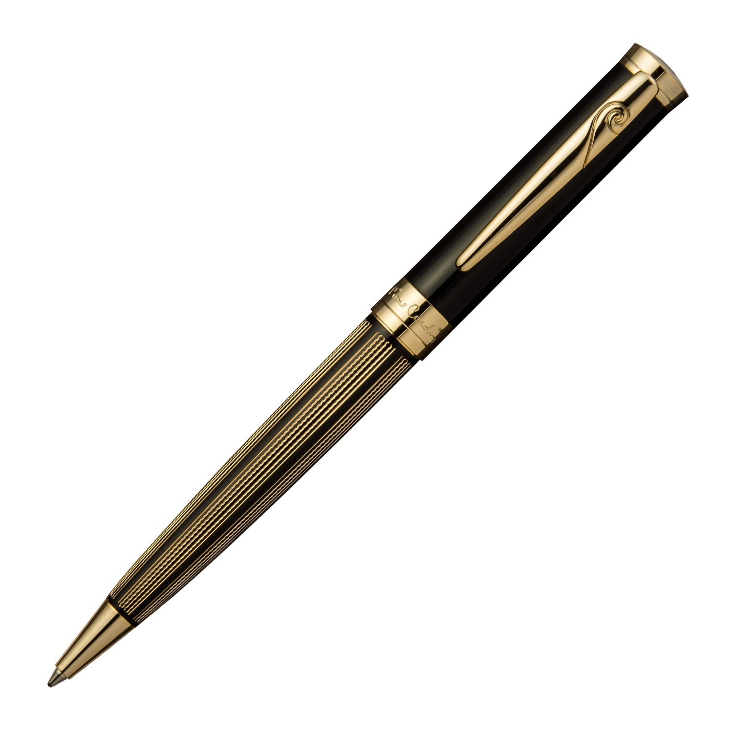 قلم باللون الأسود وذهبي من بيير كاردان - PCPN-0036