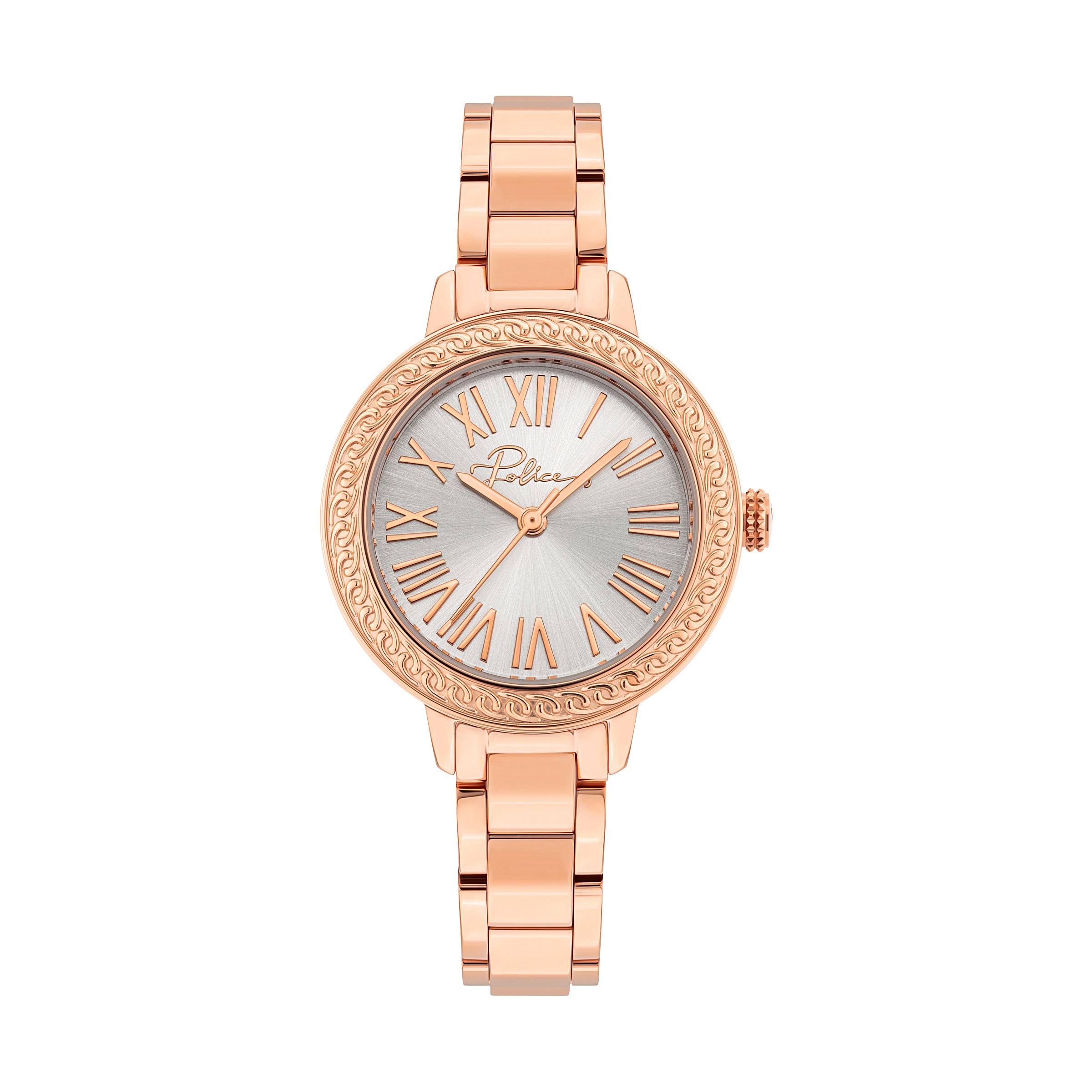 Police rose gold discount watch